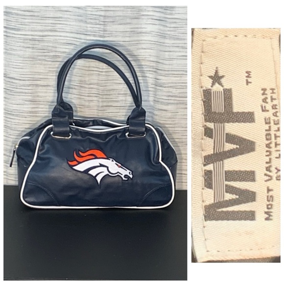 Denver Broncos blue hand bag. - Picture 1 of 15